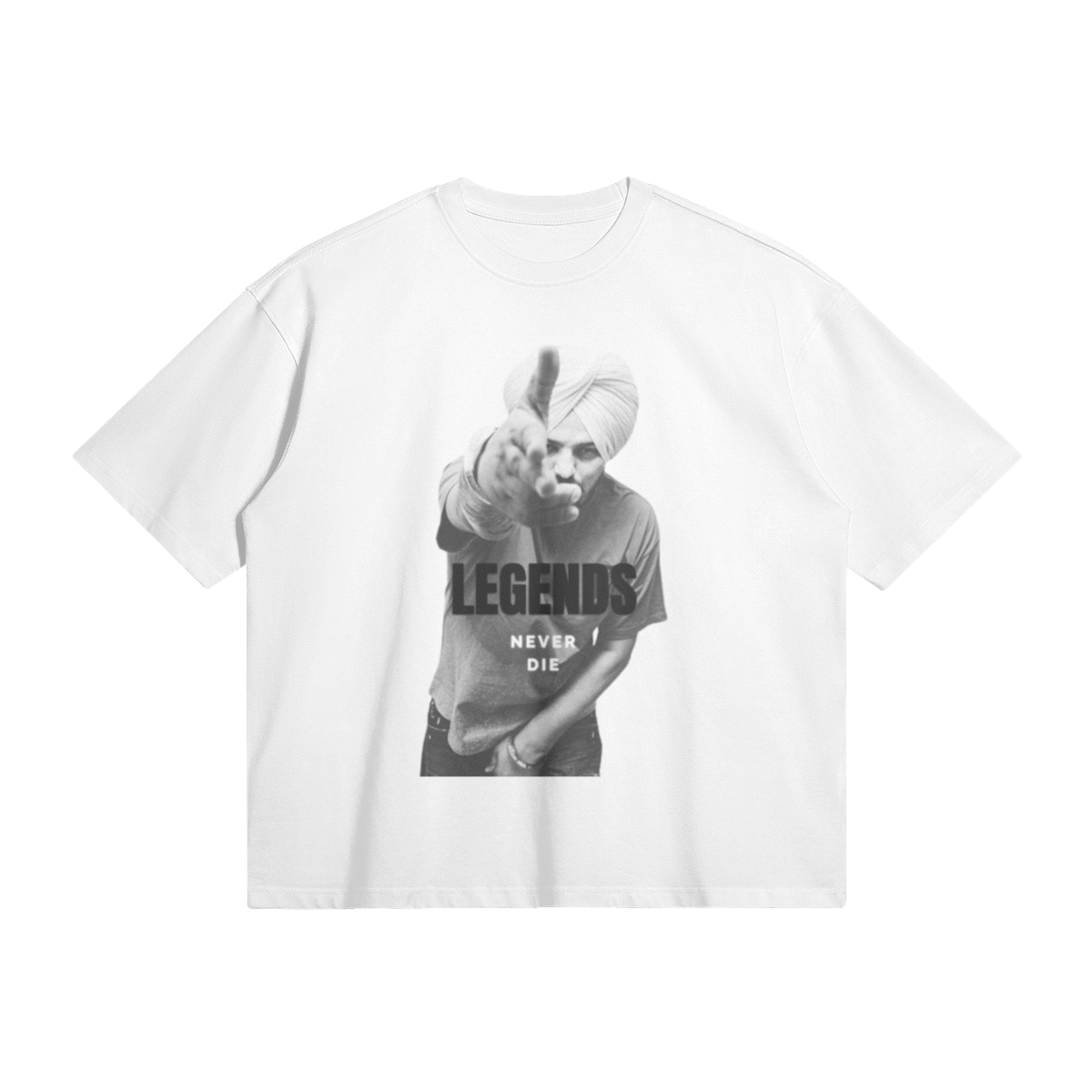 SIDHU LEGENDS NEVER DIE | OVERSIZED TEE